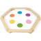 12-Piece Kids Wooden Balance Beam with Colorful Steeping Stones